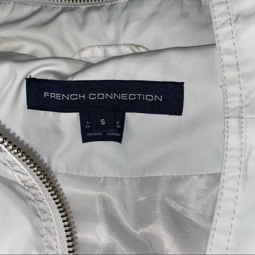 French Connection White Rain Jacket - image 4